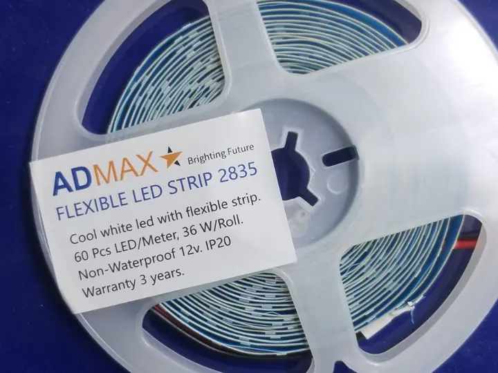 Cool White LED Strip Light — 12 V Roll — ADMAX Dubai
